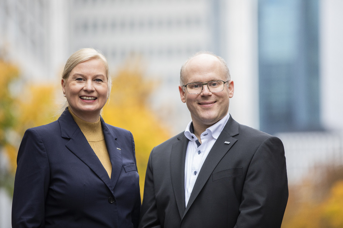 Ab 2026 das neue Vorstandsduo bei der BAHN-BKK: Christine Enenkel und Dominik Dany