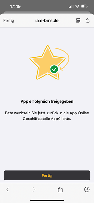 Screenshot ePA App