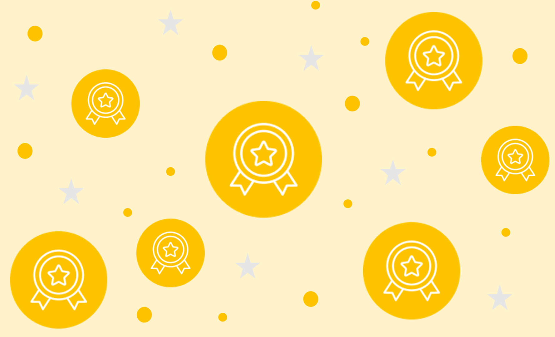 Icons mit Auszeichnungs-Symbolen