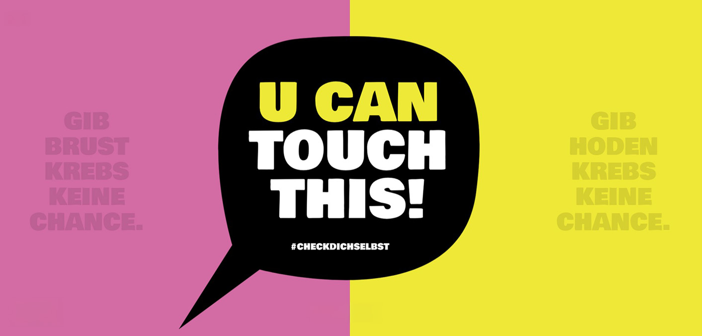 Vortrag Brust- und Hodenkrebs Grafik zum Projekt U can touch this